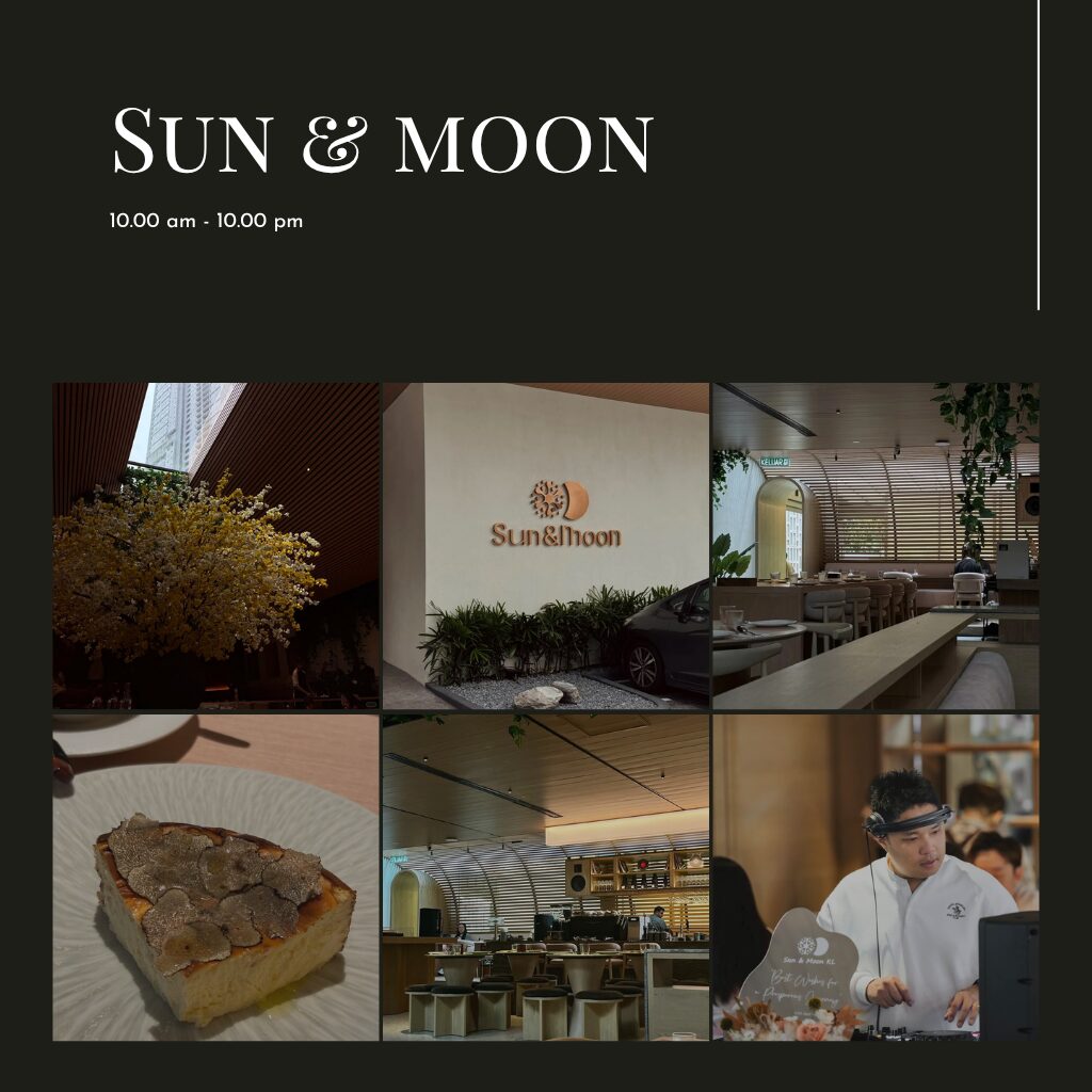 Sun & Moon|TRX最新法式料理餐酒吧,白天优雅夜晚微醺的法式浪漫