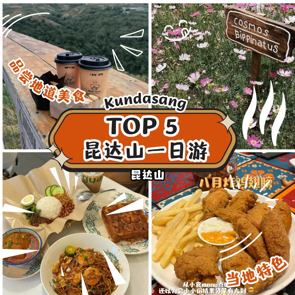昆达山一日游终极路线｜山景咖啡×牧场鲜乳×梦幻花园的舌尖旅程